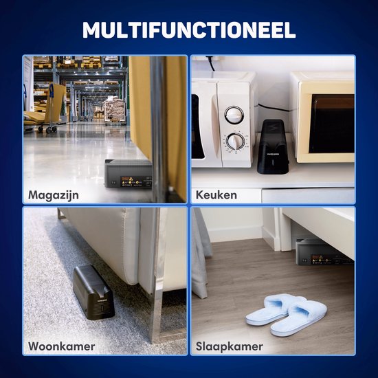 Vulpes Goods® Repellent - Elektrische Mausefalle Pro - Effektive Mausefalle für Innenräume - Kabellos & wiederaufladbar - Sicher, hygienisch & langlebig - Auch als elektrische Rattenfalle geeignet