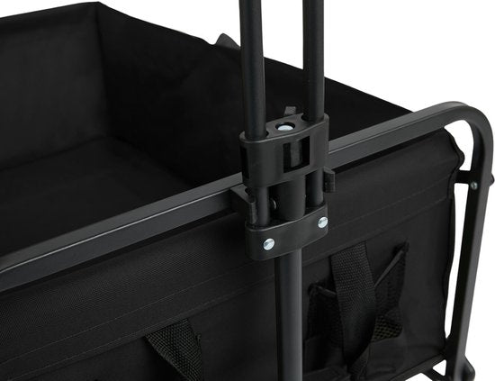 909 Outdoor-Wagen - faltbar - Tragfähigkeit 80 KG - 100x57x99cm - Schwarz