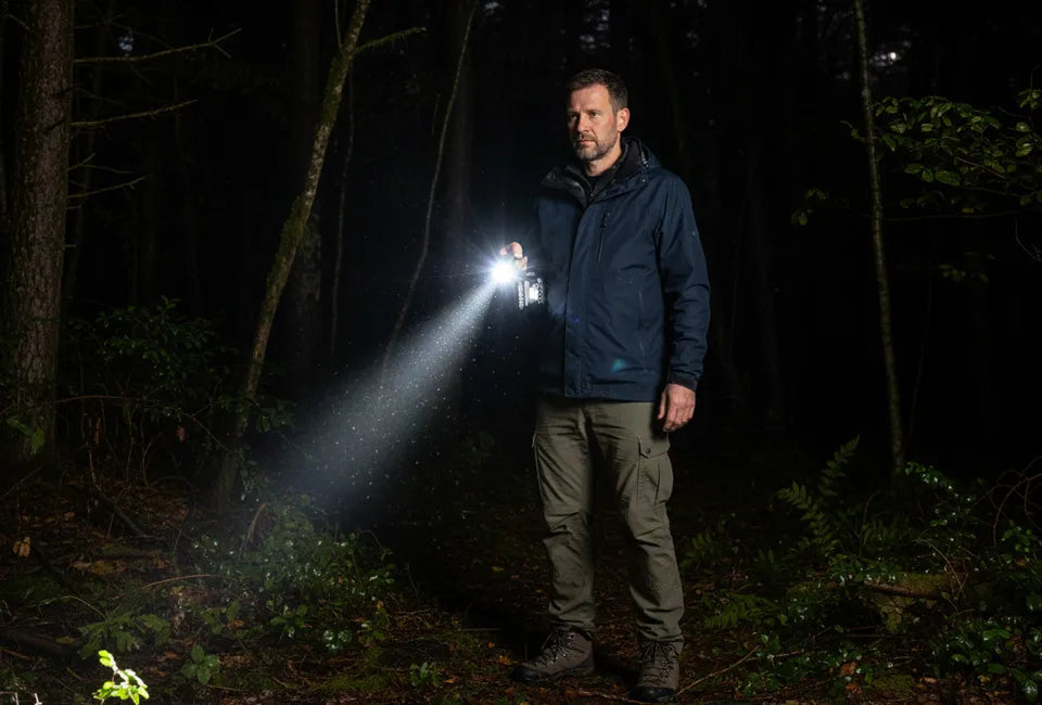 Vlectro wiederaufladbare Taschenlampen – 2 Stück – Solar/USB-C – 500 Lumen – IP44