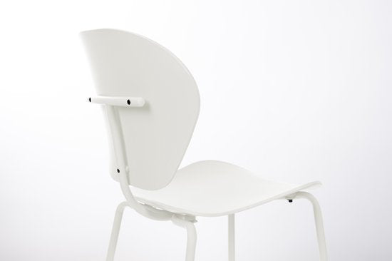 Zuiver The Ocean Chair Esszimmerstühle Coconut Milk - 2er Set