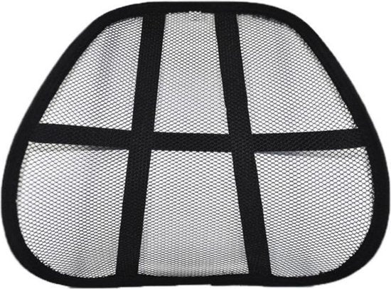 Lifetime - Ergonomische Rückenlehne - 39x39cm - Schwarz