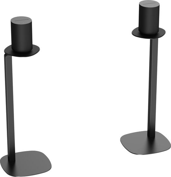 VDD-Lautsprecherständer - Universal-Lautsprecherständer - Lautsprecherständer - Bodenständer - Kabelmanagement - 2er-Set - Schwarz
