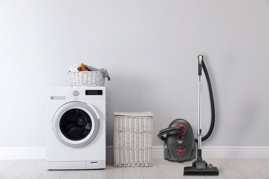 Bestron Staubsauger mit Beutel – ABG450ZRE – HEPA 12 – Reichweite 7,5 m – inkl. 3 Staubsaugerbeutel – Rot/Schwarz – 5 Jahre Garantie