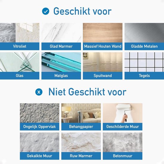 Happy Goods 2-stöckiges Duschregal ohne Bohren - Badezimmerregal - Duschregal silber hängend - Inkl 2 Haken - Badezimmerzubehör - Wandregal