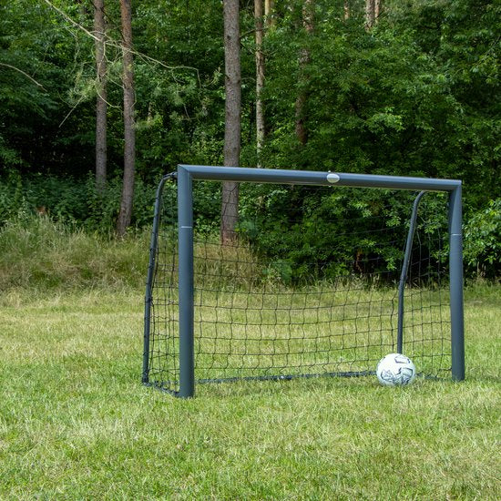 AXI Fußballtor Cristiano 180 x 120 cm Anthrazit – inkl. Bodenanker – pulverbeschichteter Stahlrahmen