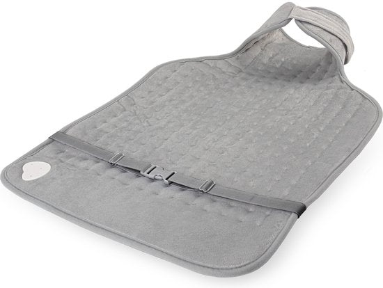 Tomado THP0603G - Elektrisches Wärmekissen - 60 x 40 cm - Geeignet für Nacken, Schultern und Rücken - Grau