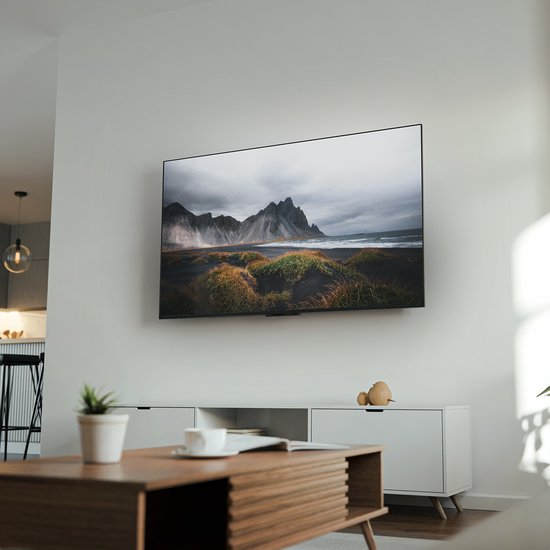 Auronic TV-Halterung - TV-Wandhalterung - neigbar - 37 bis 82 Zoll - bis zu 60 kg - Schwarz