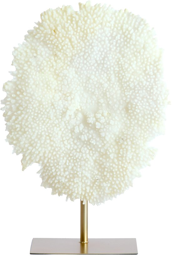 Light&living Ornament auf Sockel 46x20x69 cm CORAL creme+antike Bronze