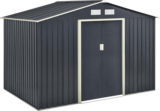 Metall-Gartenhaus XL - 277 × 191 × 192 cm