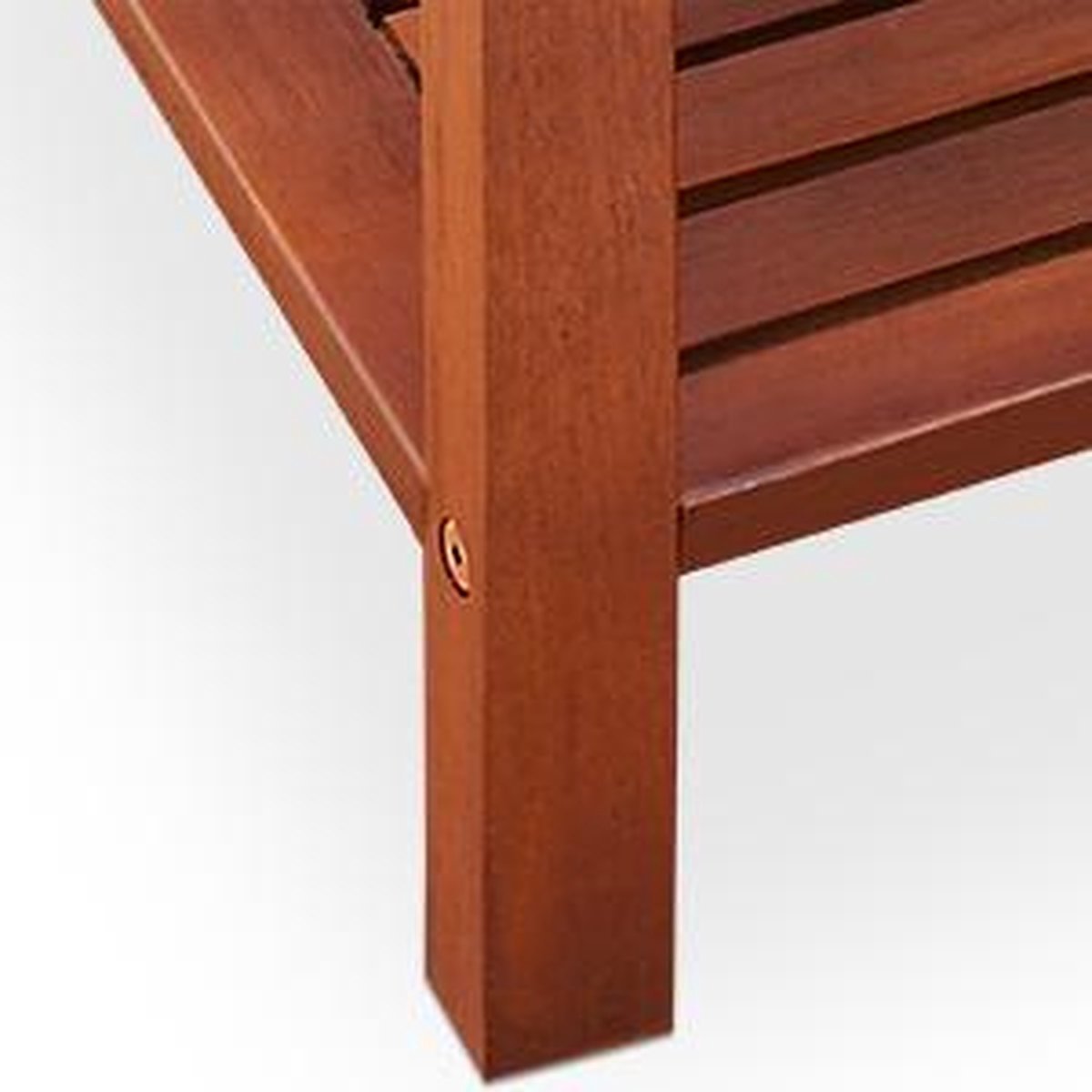 Casaria Beistelltisch Washington aus Akazienholz – Braun – 45 x 45 x 45 cm