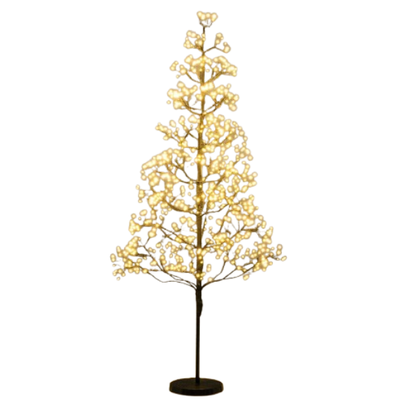 Coast LED Lichtbaum – 800 LEDs – 120 cm – Warmweiß – Schwarz