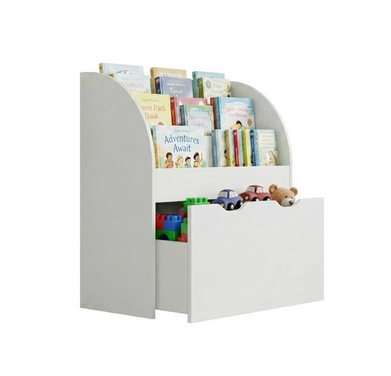 VDD – Hängeschrank – Kommode – Regalschrank – Schrank – Bücherregal – Weiß – Mit Schubladen