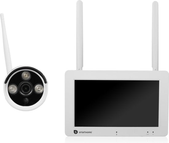 Smartwares CMS-30400 Set mit kabellosen Überwachungskameras – optimale Sicherheit für Ihr Zuhause – komplett kabellos