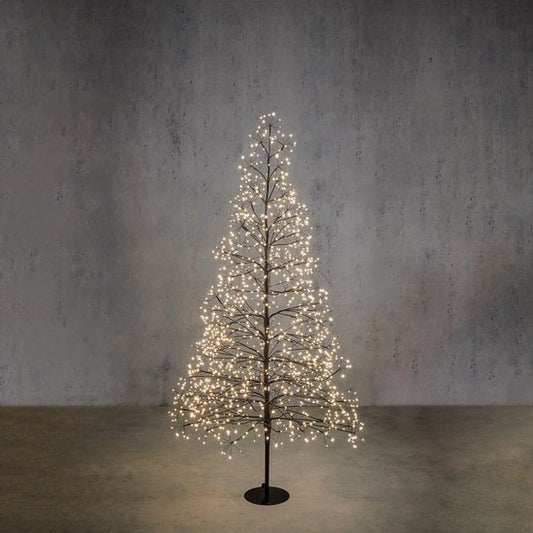 Luca Lighting - Lichterbaum Outdoor - H150 x Ø70 cm - Metall - Schwarz