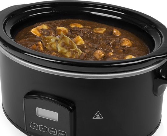 Tristar Slow Cooker 180 W – VS-3920 – 4,5 l – Keramik-Inneneinsatz – Schwarz