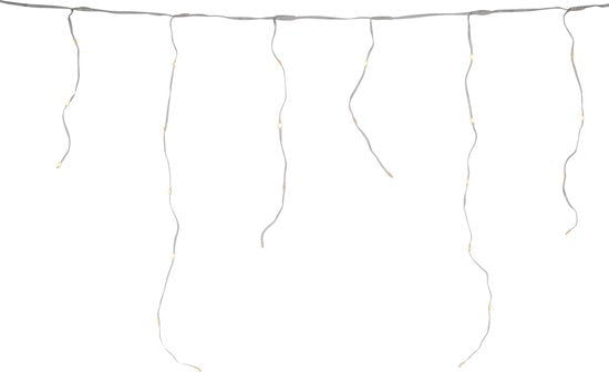 Lichtvorhang „IJspegel“ 300 cm – Warmweiß – LED-Weihnachtsbeleuchtung – Zeitschaltuhr – Fernbedienung – Lichteffekte – Innen- und Außenbereich