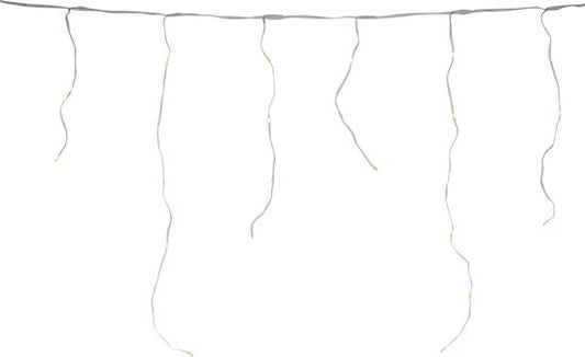 Lichtvorhang „IJspegel“ 300 cm – Warmweiß – LED-Weihnachtsbeleuchtung – Zeitschaltuhr – Fernbedienung – Lichteffekte – Innen- und Außenbereich