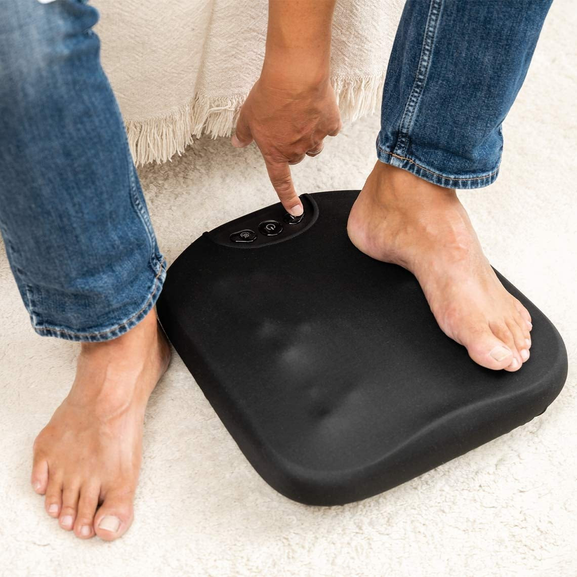 Belena Active Pro Shiatsu-Fußmassagegerät – Elektrischer Massagekomfort – Einstellbare Intensität – Wärmefunktion und Timer