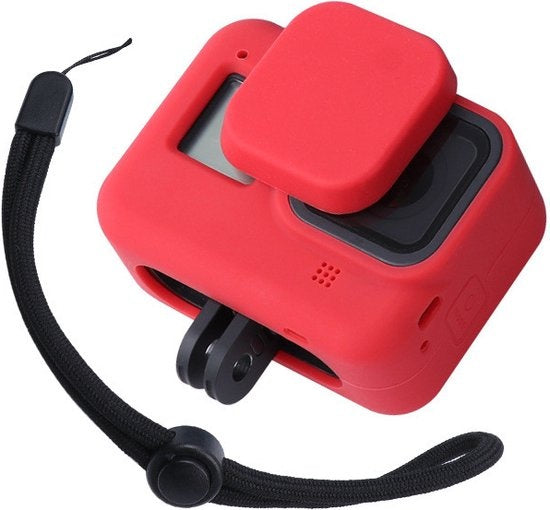 GarpexÂ® Silikonhülle für GoPro HERO 8 - Gummischutzhülle - inklusive Objektivschutz - Schwarz