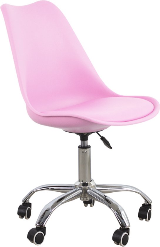 Bürostuhl rosa - höhenverstellbar