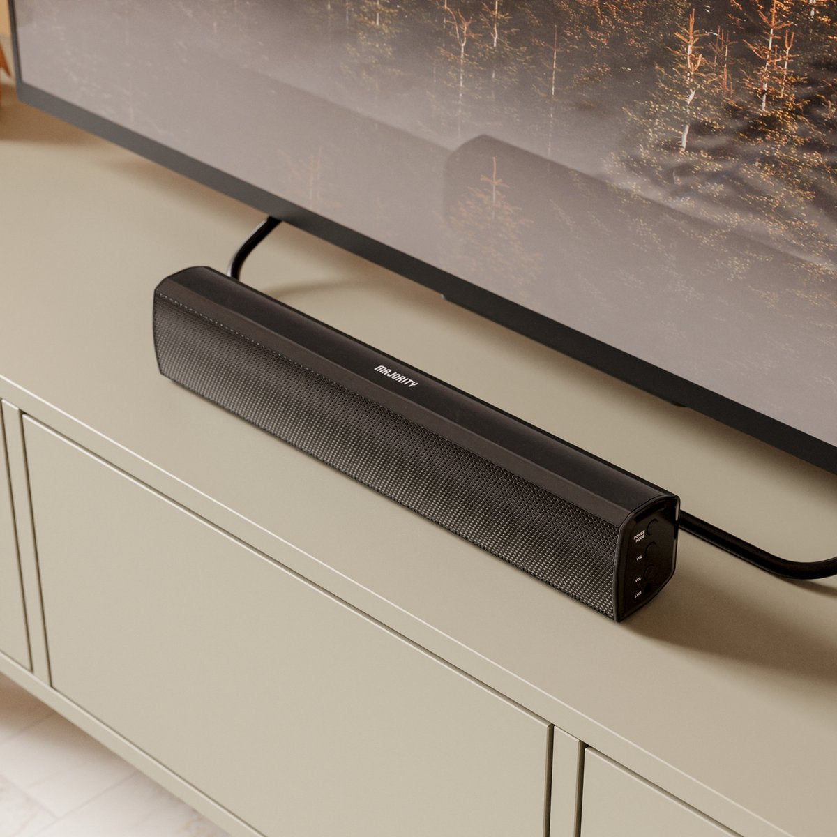 Majority - Bowfell Compact Soundbar - Bluetooth - Optisch - USB - 50W - Schwarz
