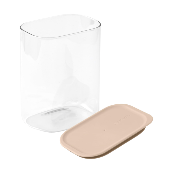 Brabantia Vorratsbehälter mit Messlöffel, 2 l – 18,3 x 15,4 x 10,6 cm