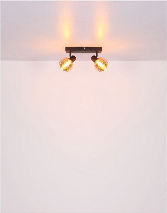 Stehleuchte TOKKI Glas 154.0cm Matt schwarz | geräuchert E14 3-Licht