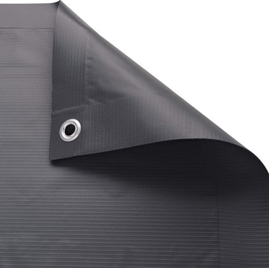 tectake - Balkongeländer Balkongeländer Gartenzaun - Höhe 90 cm - 6 Meter - schwarz - 402706