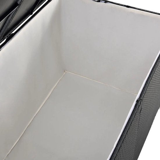 Polyrotan Lagerwald Ikaria 950 ltr Schwarz