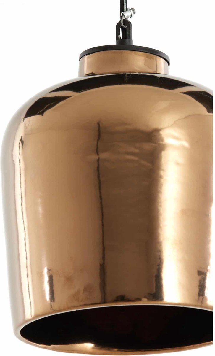 Light & Living Hängeleuchte Dena - Ø22,5 cm - Keramik - E27 - Modernes Design - Bronze