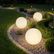 tectake Luminous Globe LED-Gartenlampe – 40 cm – RGB 16 Farben – Fernbedienung – Weiß