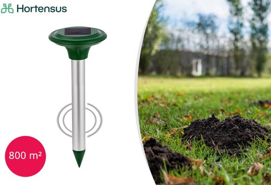 Hortensus - Solare Maulwurfabwehr - 800 m² - 4 Stück