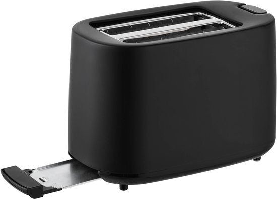 Tomado TBT1000B – Kompakter Toaster – 2 lange Schlitze – 7 Stufen – Schwarz