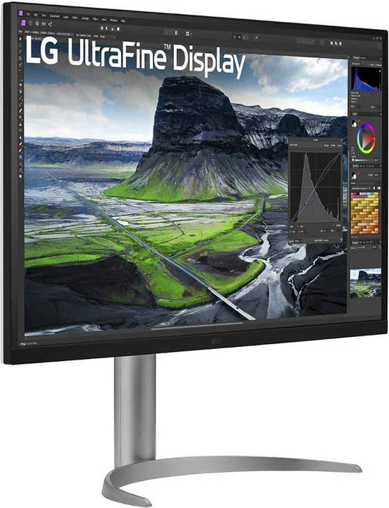 LG UltraFine 32UQ850V-W – 4K-IPS-Monitor in Schwarz – USB-C 90 W – 32 Zoll