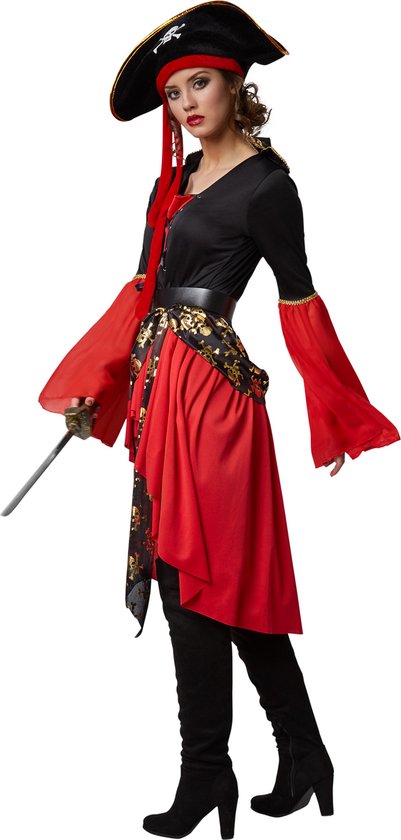 Dressforfun Faschingskostüm Piratenkönigin - XL - Damen