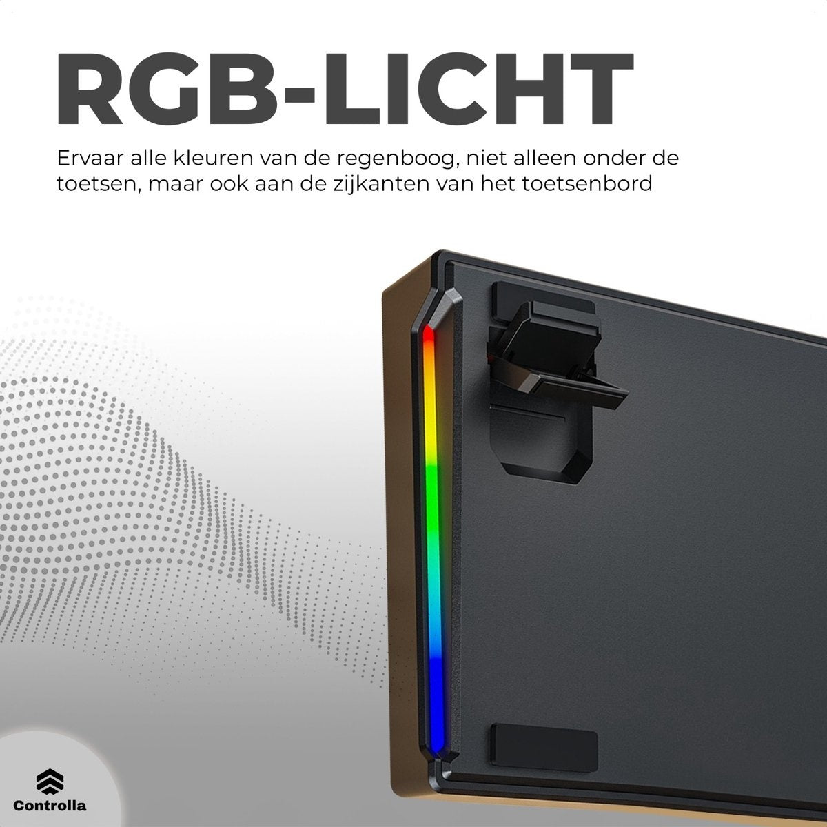 Controlla - Gaming-Tastatur 60 Prozent - Mechanisch - schwarz
