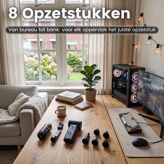 Kabelloser Autostaubsauger mit Air Duster, 110.000 U/min – Kabelloser Handstaubsauger – Handstaubsauger – Akku-Luftgebläse – Druckluft – Turbo-Ventilator