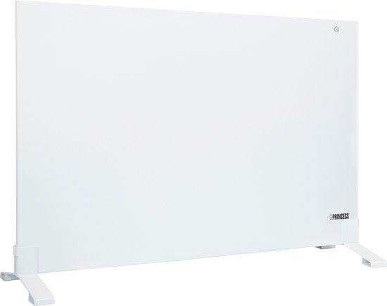 Infrarot-Heizpaneel – Princess Elektroheizung 540 W – 60 x 90 cm – Infrarot-Heizung – Infrarot-Heizpaneel 348254 – Smart – WLAN – mit App – Freistehend/Wandmontage – Energieeffizient – Bewegliches Infrarot-Heizpaneel – Weiß – Rahmenlos