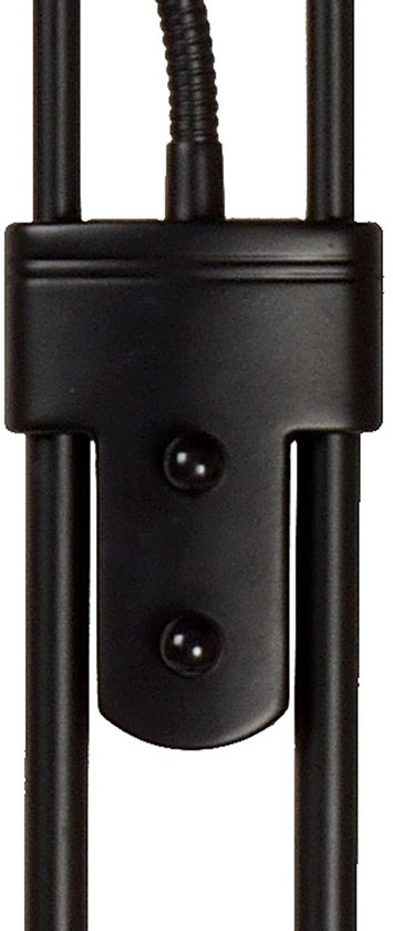 Lucide CHAMPION-LED – Leselampe – Ø 30 cm – dimmbare LED – 3000 K – Schwarz