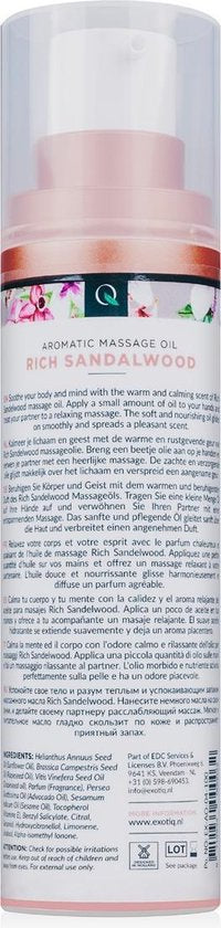 Exotiq - Massageöl - Reichhaltiges Sandelholz - 100 ml
