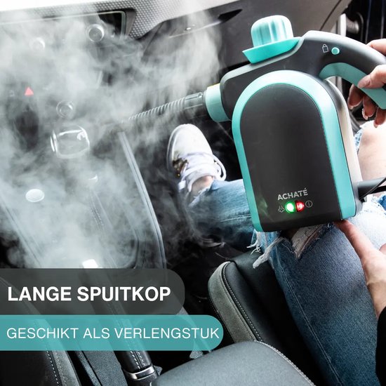 Achaté© 12-in-1 Dampfreiniger - Handdampfreiniger für Kleidung - 12-teiliges Zubehörset