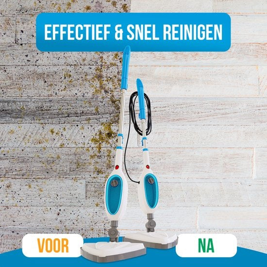 Strex - 12 in 1 Dampfreiniger & Händetrockner - Dampfreinigungsmaschine - für harte/weiche Oberflächen