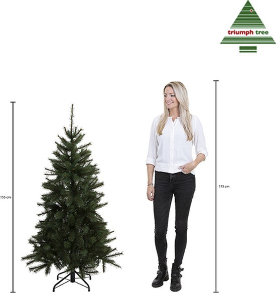 Triumph Tree Forrester Künstlicher Weihnachtsbaum - H155 x Ø102 cm - Grün