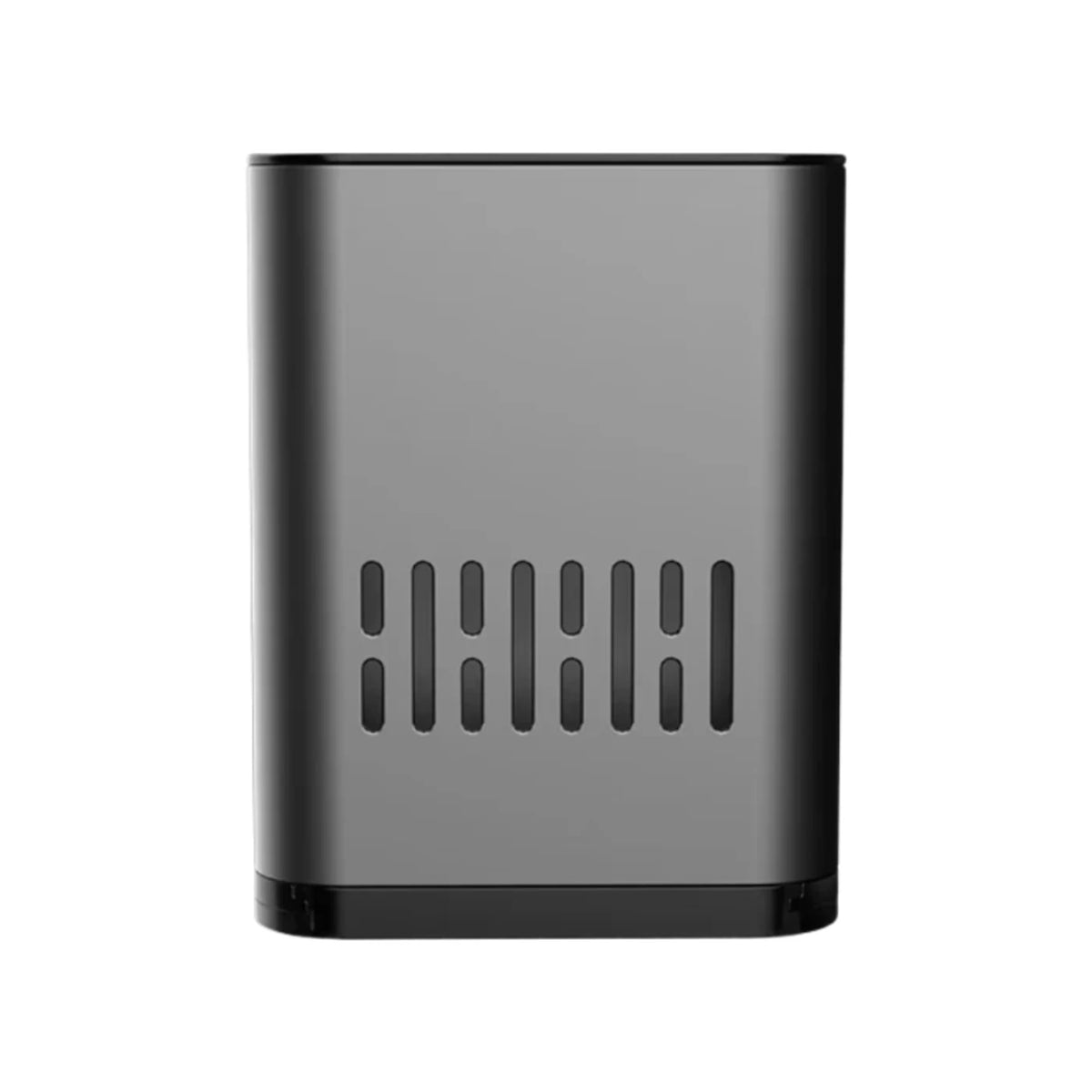 Ochama x J.ZAO Wandmontierter Messerhalter – ohne Bohren – mit Abtropfgitter – 21,8 x 16,4 x 5,2 cm – Schwarz