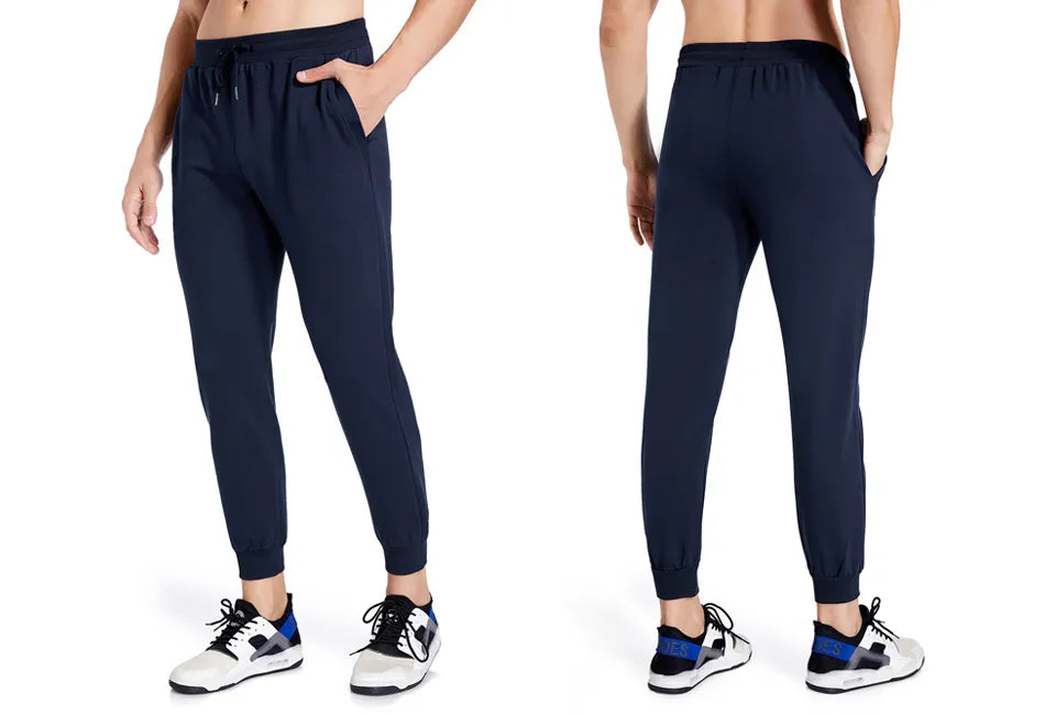 Milanoro Ultraweiche Jogginghose – Baumwollmischung – Elastischer Bund – 2 Taschen – Größe L –