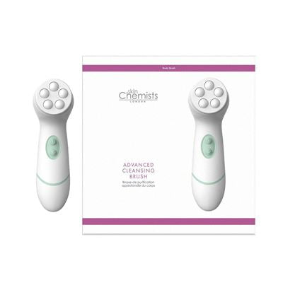 SkinChemists - Advanced Cleansing Brush Face & Body - 4 Köpfe - Tägliche Reinigung - Empfindliche Haut - Make-up-Entfernung - Massagekopf - Wasserfest