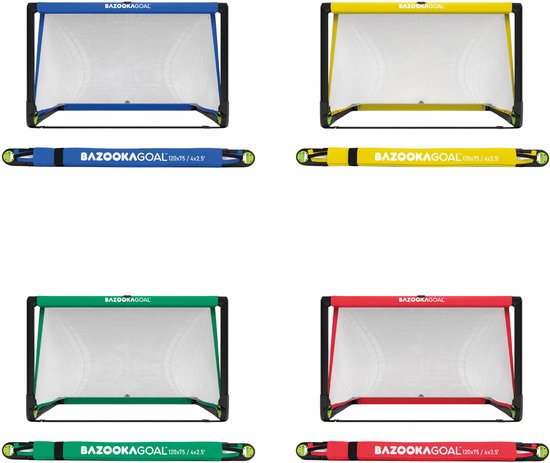Bazooka-Fußballtor 120 x 75 cm, zusammenklappbar