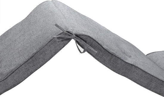 Detex Garten Kissen Lounger Atmungsaktive Kissen - Grau melange