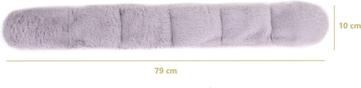 O'DADDYÂ® Boxsack Mikrowelle mit Minze - Boxsack - Kirschkernkissen - Boxsack für Nacken und Schultern - Heizkissen - 79 x 10 cm flieder