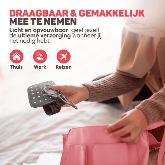 Vulpes Goods® BodyCare - Tragbares Infrarot-Rückenband - Infrarotband - Infrarot-Therapie - Infrarot-Lampe - Rotlicht-Therapie - Wärmeband - Rotlicht-Therapie - Unterer Rücken, Schultern, Nacken, Beine - PRO